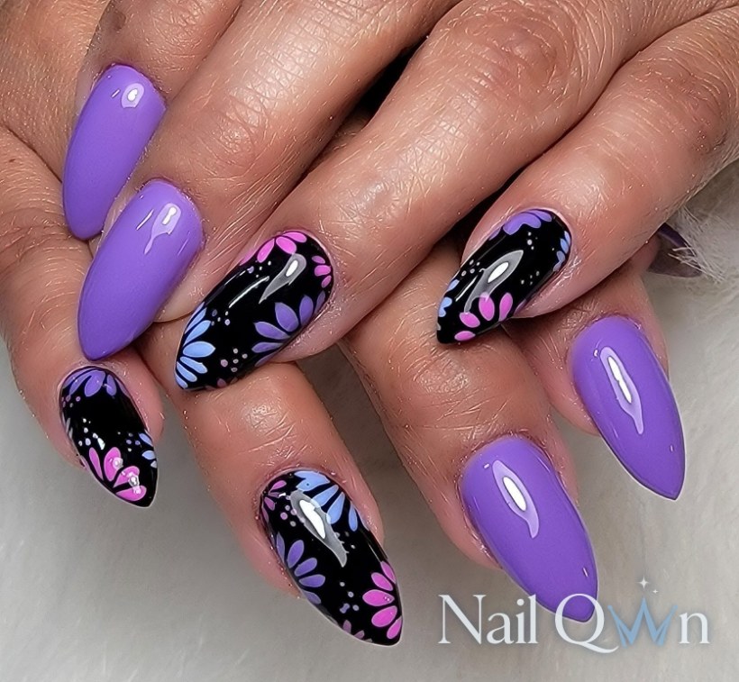 Handpainted florals