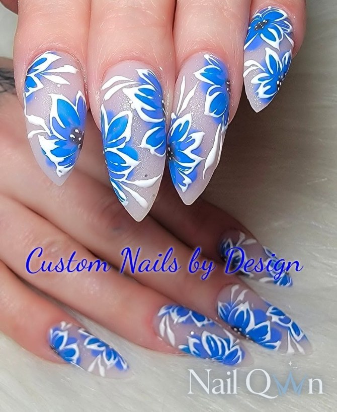 Handpainted florals