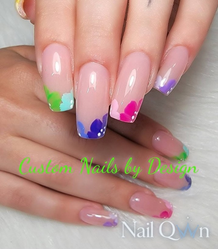 Handpainted florals