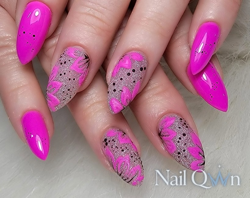 Handpainted florals