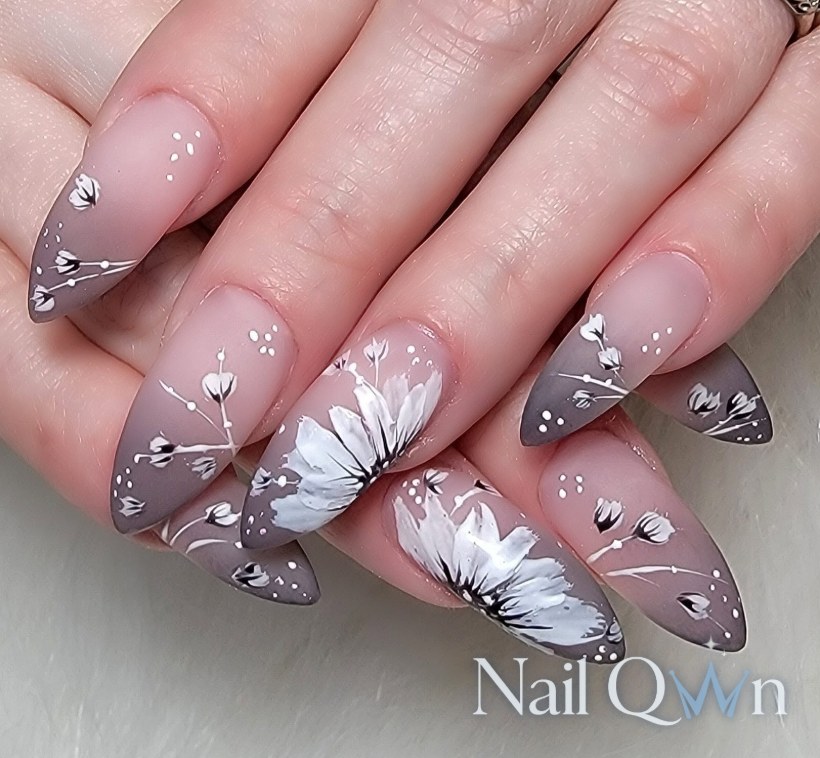 Handpainted florals