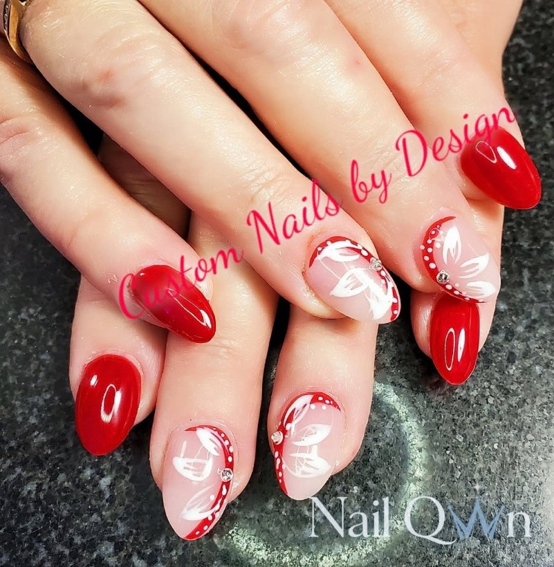 Handpainted florals