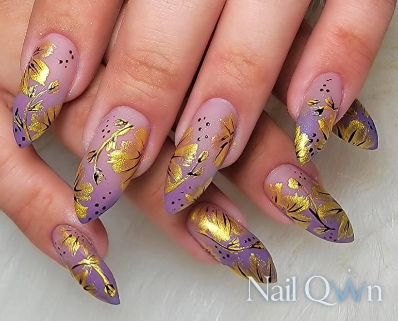 Handpainted florals