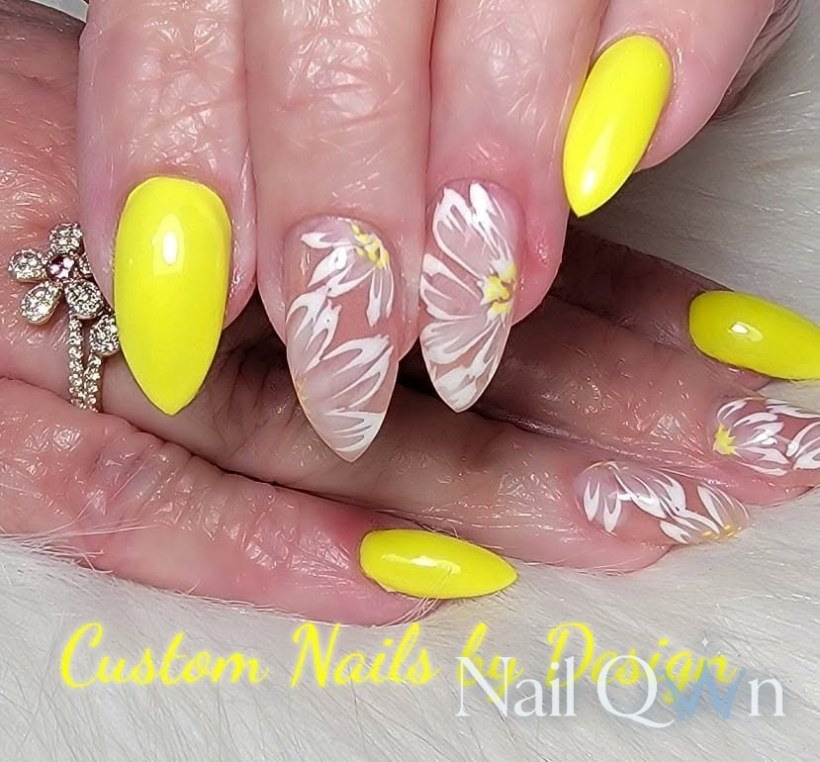 Handpainted florals