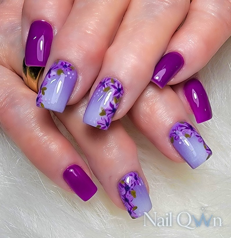 Handpainted florals