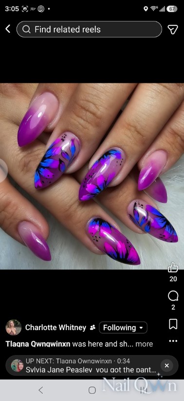 Handpainted florals
