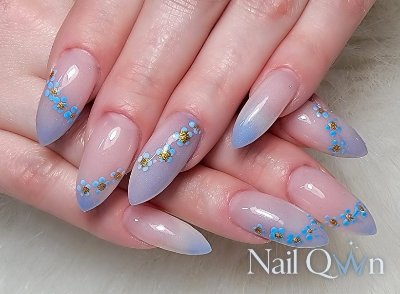 Handpainted florals
