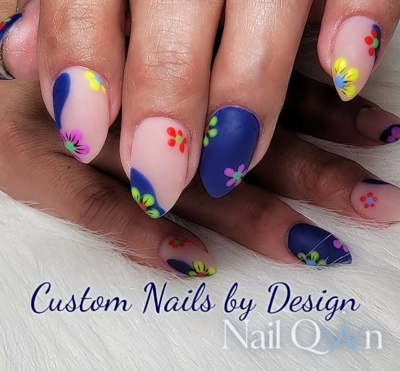 Handpainted florals