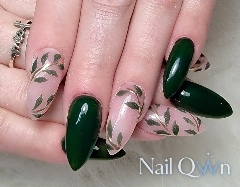 Handpainted florals
