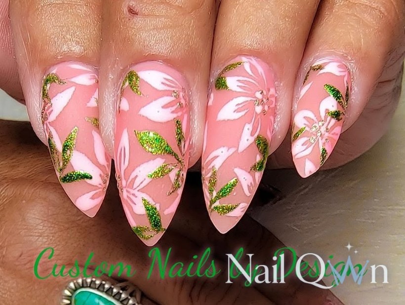 Handpainted florals