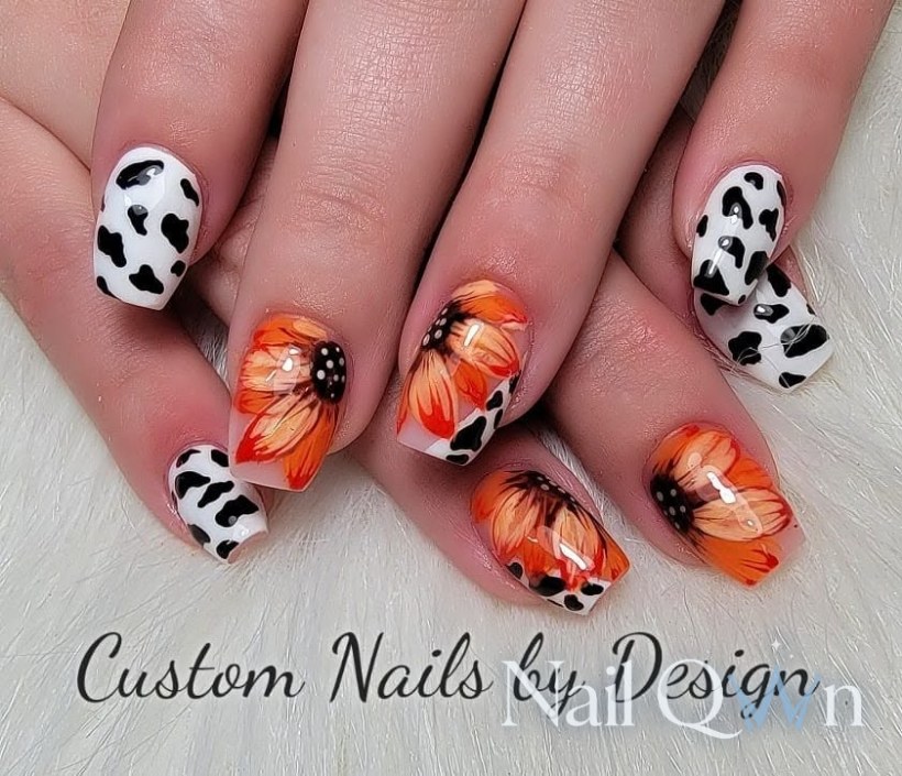 Handpainted florals