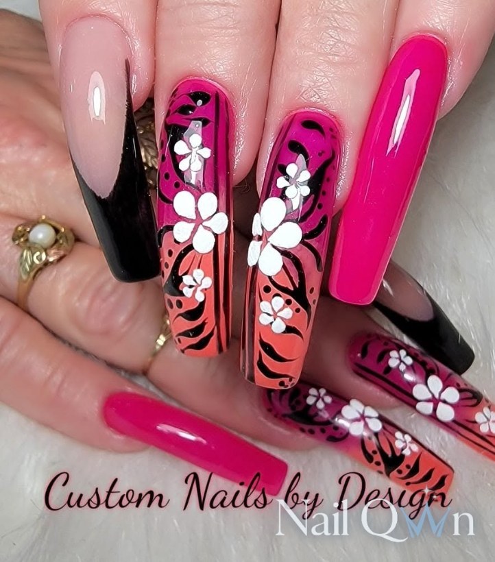 Floral, Hand Painted