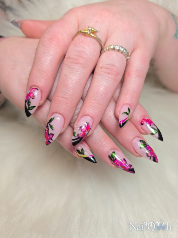 Floral, Hand Painted
