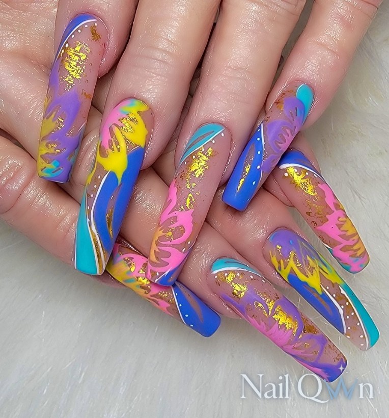 Floral, Hand Painted