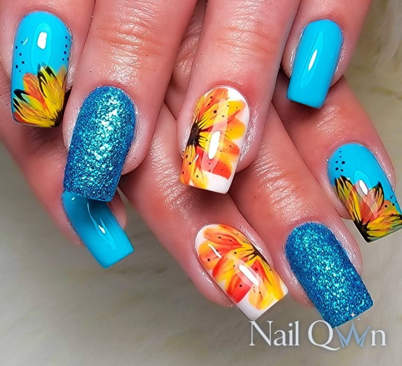 Floral, Hand Painted