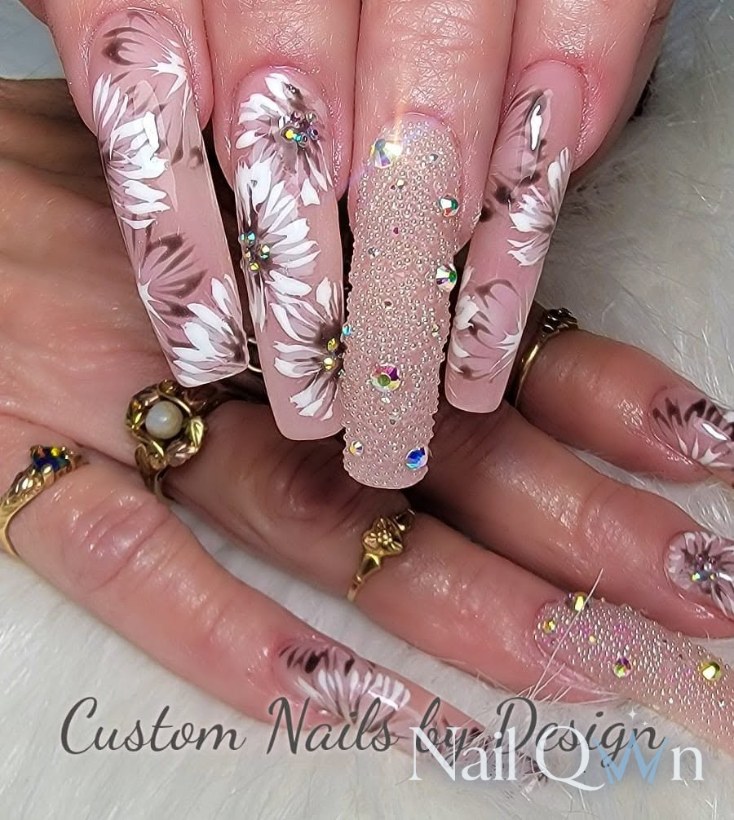 Floral, Hand Painted