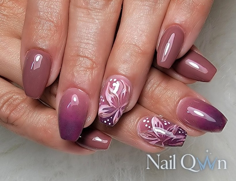 Floral, Hand Painted