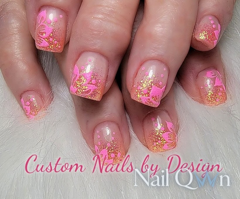 Floral, Hand Painted