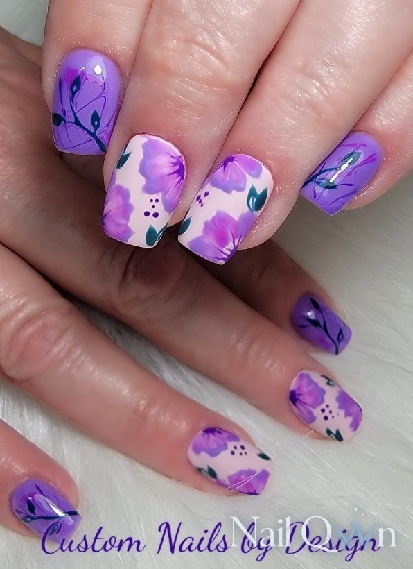 Floral, Hand Painted